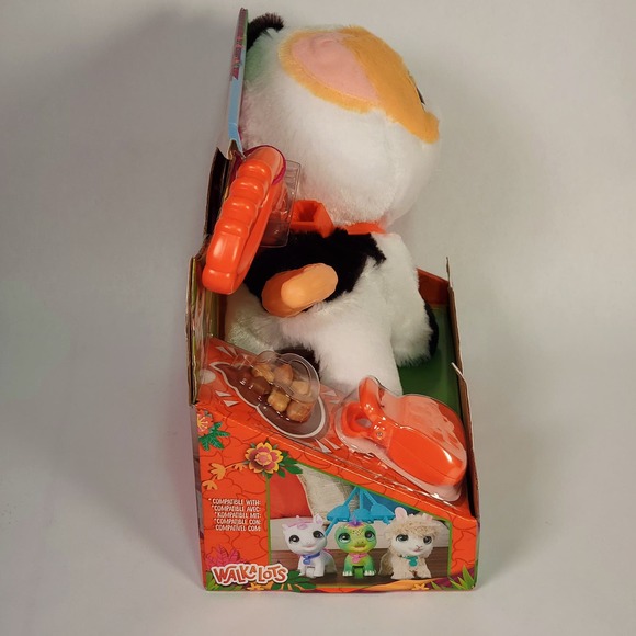 furReal PoopaLots Big Wags Kitty Interactive Pet Toy With Leash Hasbro Kids NEW - Picture 2 of 5